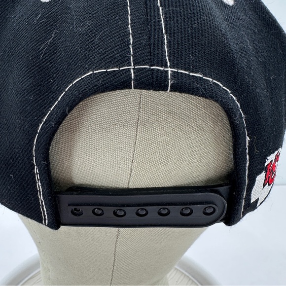 Vintage Rare Kansas City Chiefs Drew Pearson Snapback Hat Classic Black NFL Team - Picture 7 of 12